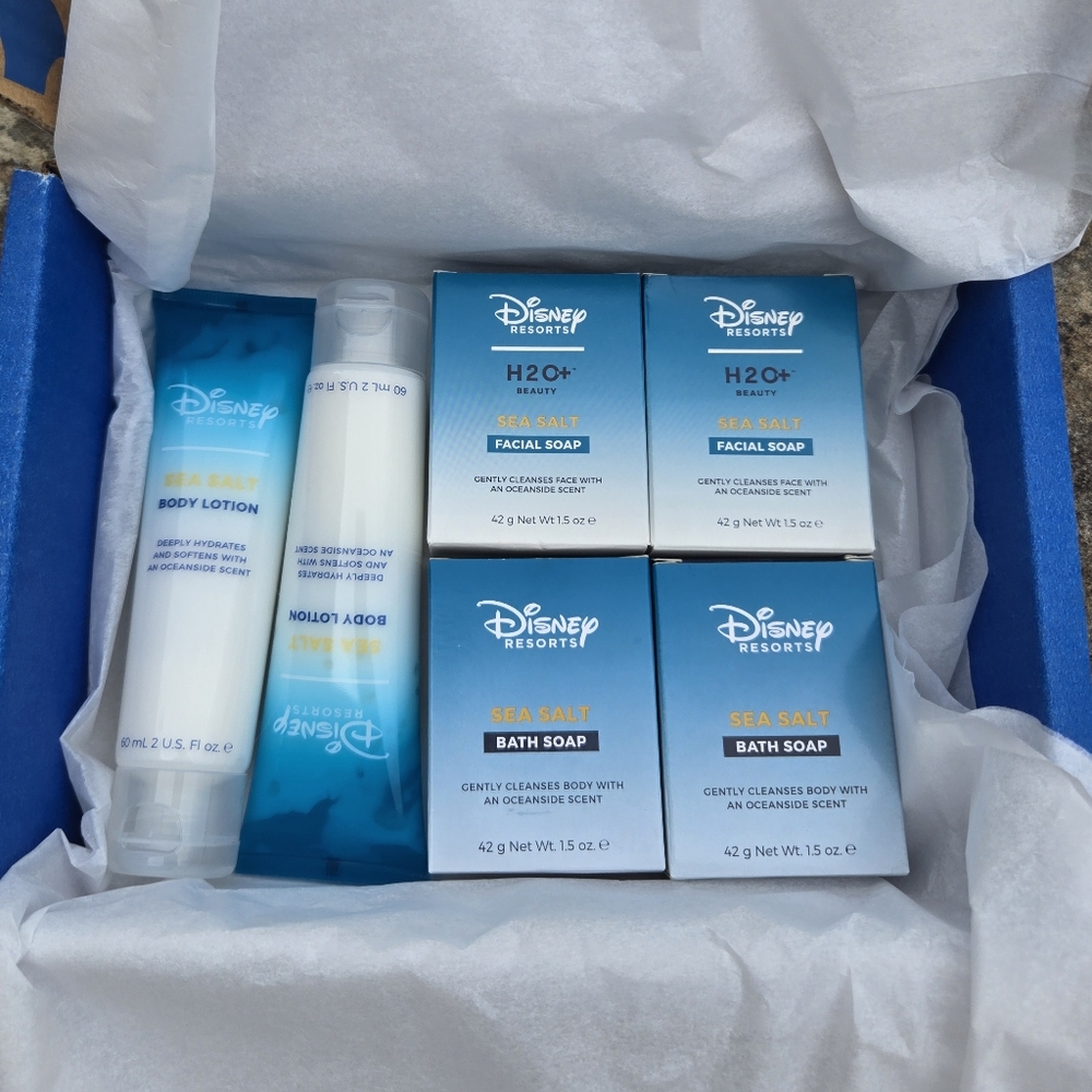 NWT Disney Resorts H2O+ Sea Salt Soap And Lotion Travel Size Set - Picture 3 of 9